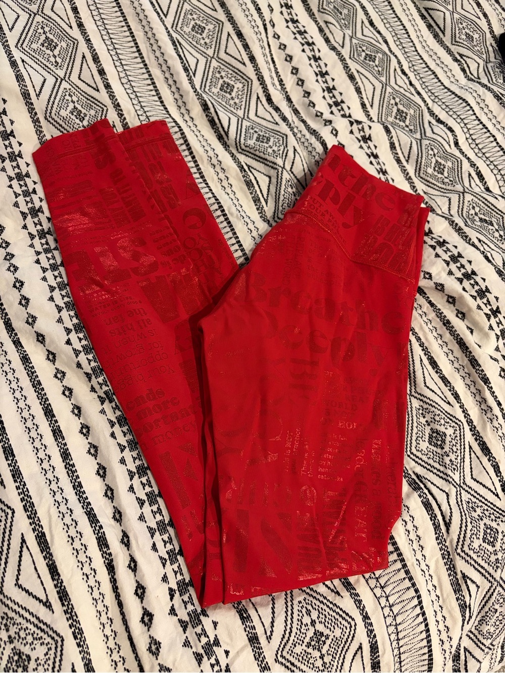 lululemon athletica Red shine Wunder unders